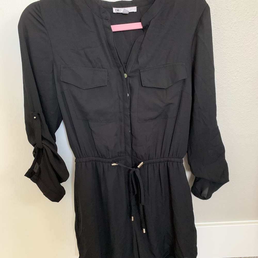 Black dressy romper